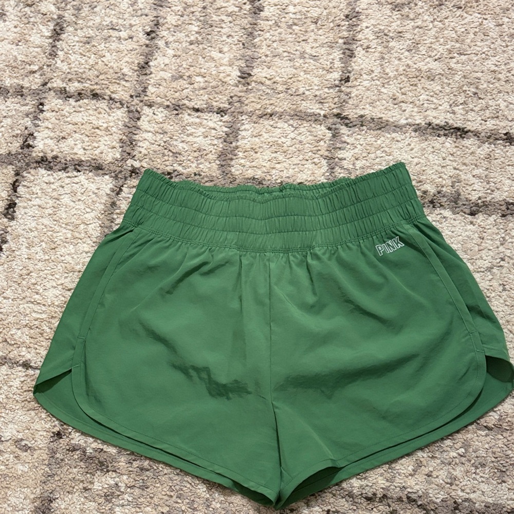 PINK Victoria's Secret Women's Athletic Green Shorts